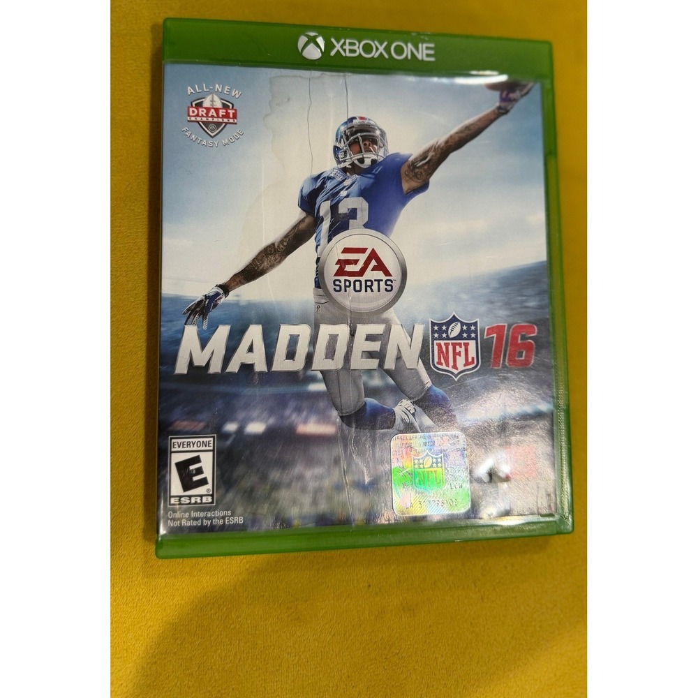 Madden NFL 16 Xbox One EA Sports Football Video Game Odell Beckham Jr Cover
